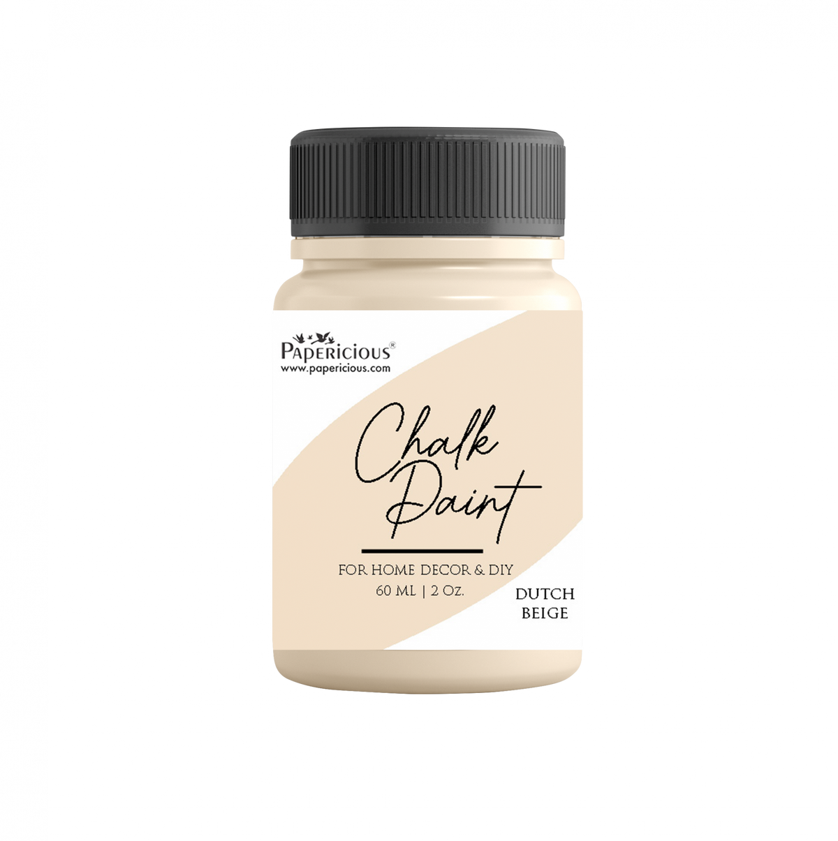 PAPERICIOUS - Home DÃ©cor DIY Chalk Paint 60ml - Dutch Beige