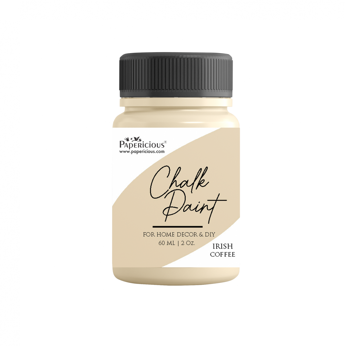PAPERICIOUS - Home DÃ©cor DIY Chalk Paint 60ml - Irish Coffee