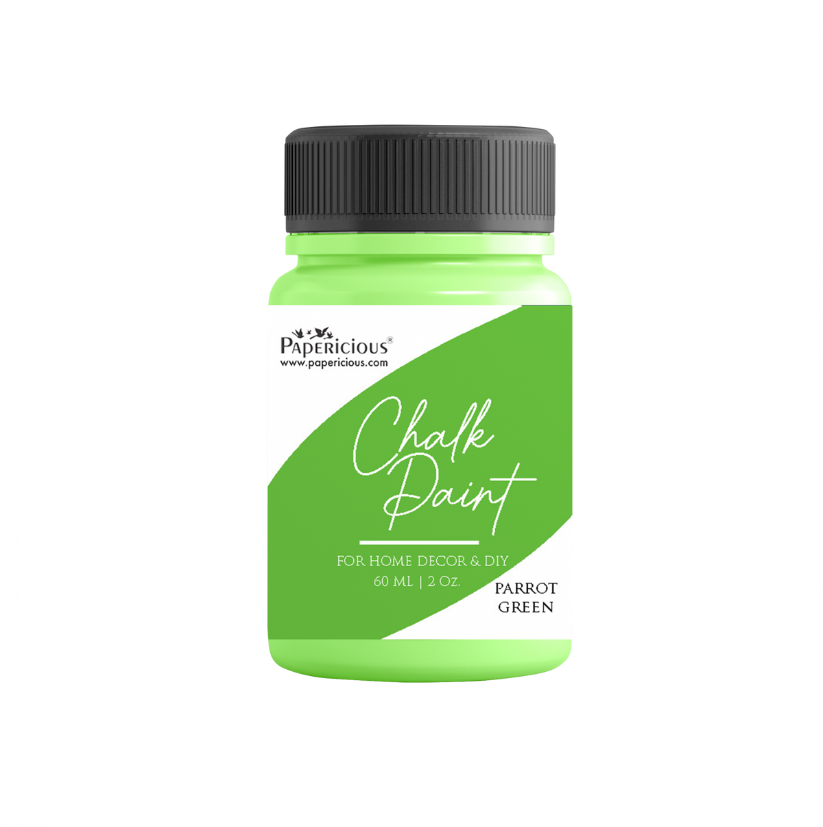 PAPERICIOUS - Home DÃ©cor DIY Chalk Paint 60ml - Parrot Green