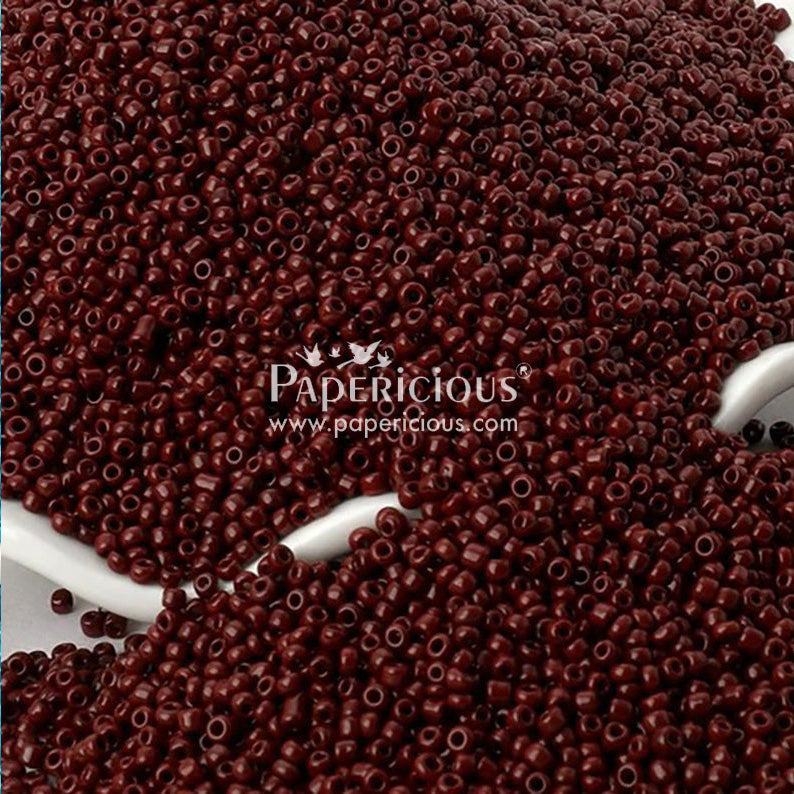 Papericious - Shaker Beads  - Coffee Brown